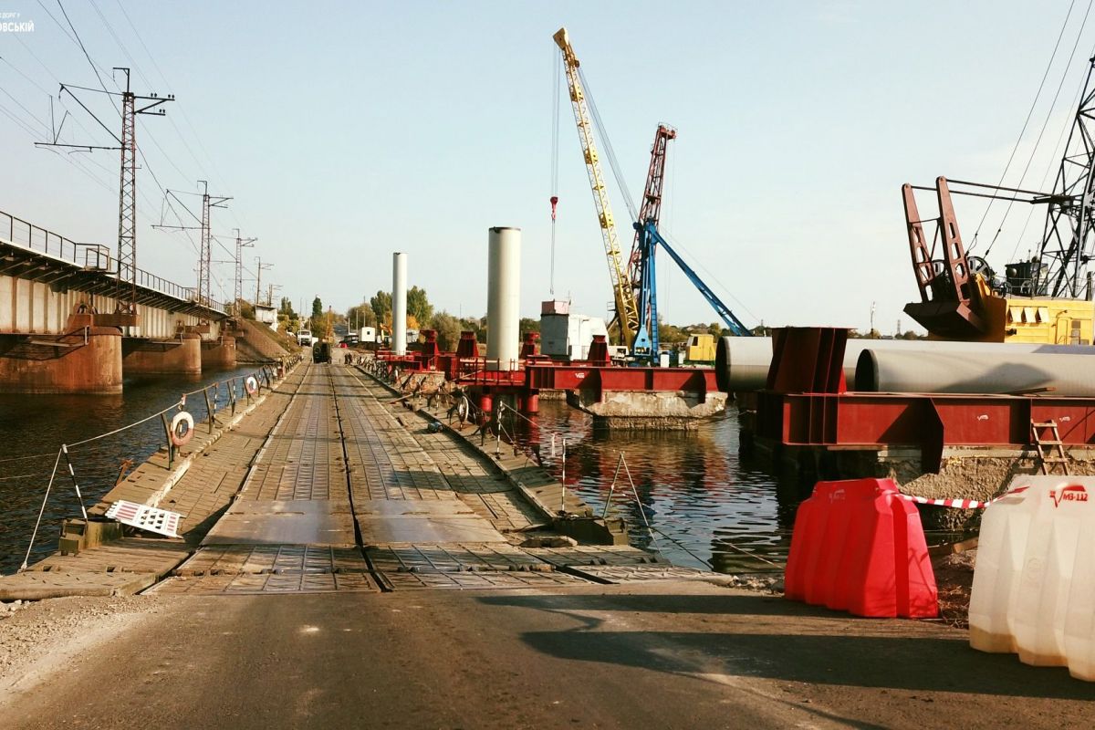 Під Нікополем почалась реконструкція мосту через річку Чортомлик