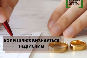 Коли шлюб визнається недійсним  Коли шлюб визнається недійсним