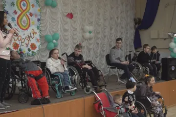 ​Свято 8-го березня у Дніпропетровському дитячому будинку інтернаті.