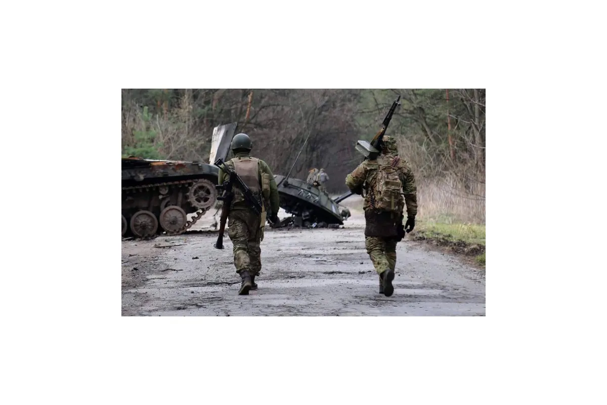 Російське вторгнення в Україну : Знищено велику колону окупантів, яка рухалася на Ізюм