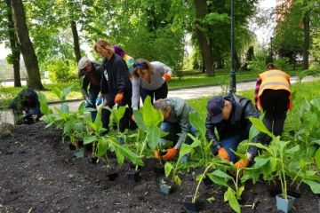 У Києві влаштували флешмоб на підтримку Олега Сенцова У Києві влаштували флешмоб на підтримку Олега Сенцова
