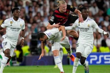 Гарматні удари Вінісіуса та Де Брюйне у відеоогляді матчу Реал – Ман Сіті – 1:1 Гарматні удари Вінісіуса та Де Брюйне у відеоогляді матчу Реал – Ман Сіті – 1:1