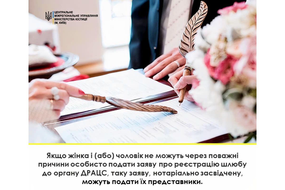 Як подати заяву про державну реєстрацію шлюбу через представника? Як подати заяву про державну реєстрацію шлюбу через представника?