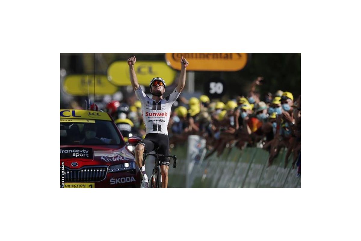 Тур де Франс 2020: Марк Хірскі з Sunweb виграв свій перший етап туру Тур де Франс 2020: Марк Хірскі з Sunweb виграв свій перший етап туру