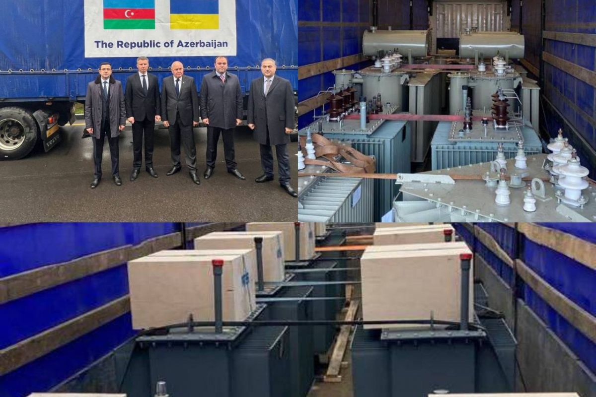 Азербайджан відправив Україні 45 силових трансформаторів і 50 генераторів Азербайджан відправив Україні 45 силових трансформаторів і 50 генераторів