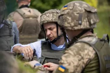 ​Президент України Володимир Зеленський відвідає Донбас