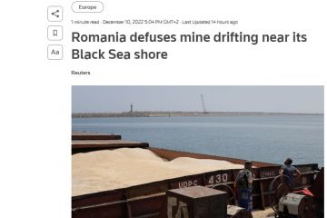 У Румунії знищили "сюрприз" від рф, що дрейфував біля берега - Reuters У Румунії знищили "сюрприз" від рф, що дрейфував біля берега - Reuters