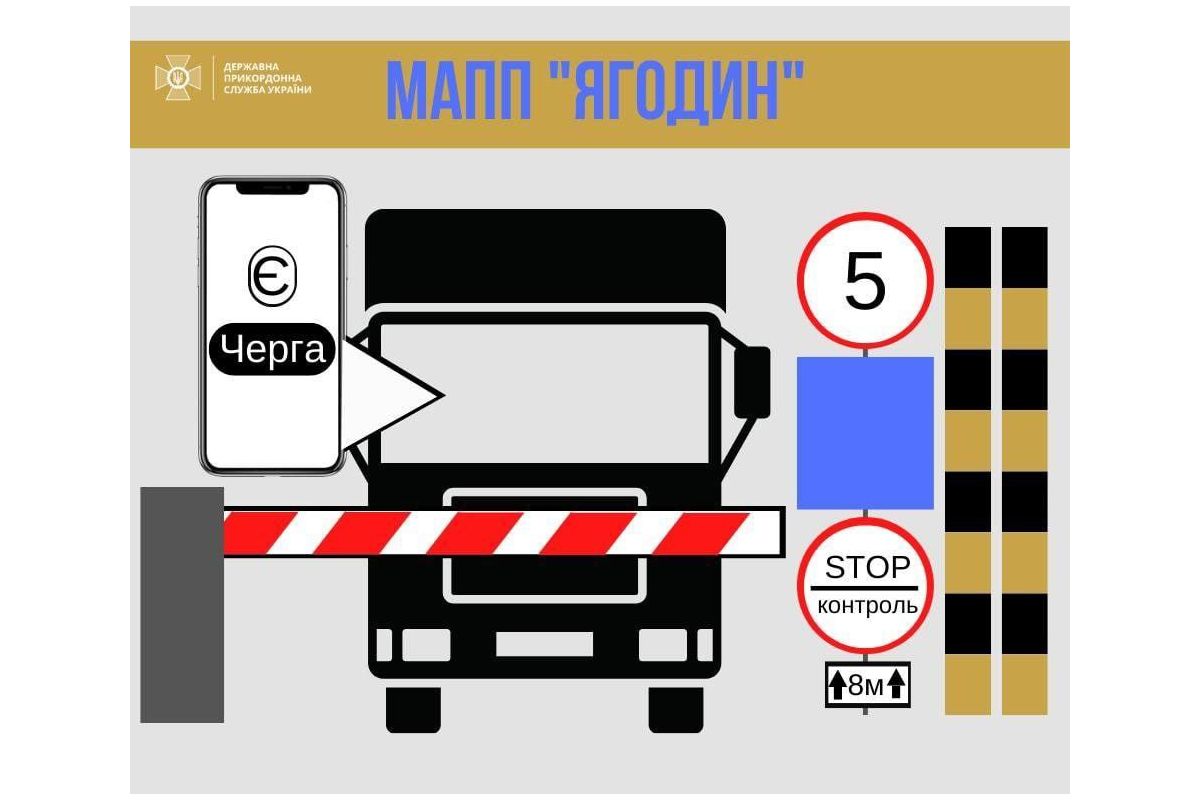 Важливо! Із завтрашнього дня на одному з КПП України запрацює електронна черга на перетин кордону