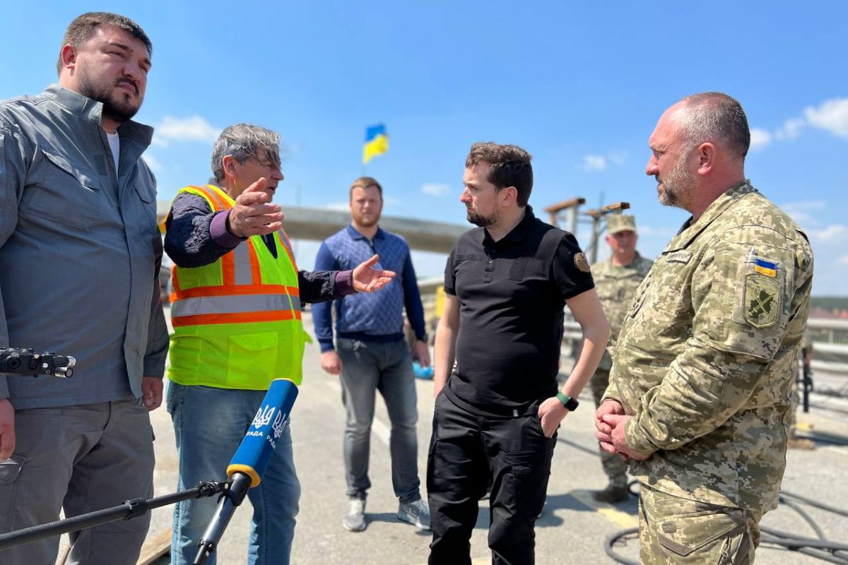 Російське вторгнення в Україну : Вже 29 травня міст через р. Ірпінь у Стоянці буде відкритий Російське вторгнення в Україну : Вже 29 травня міст через р. Ірпінь у Стоянці буде відкритий