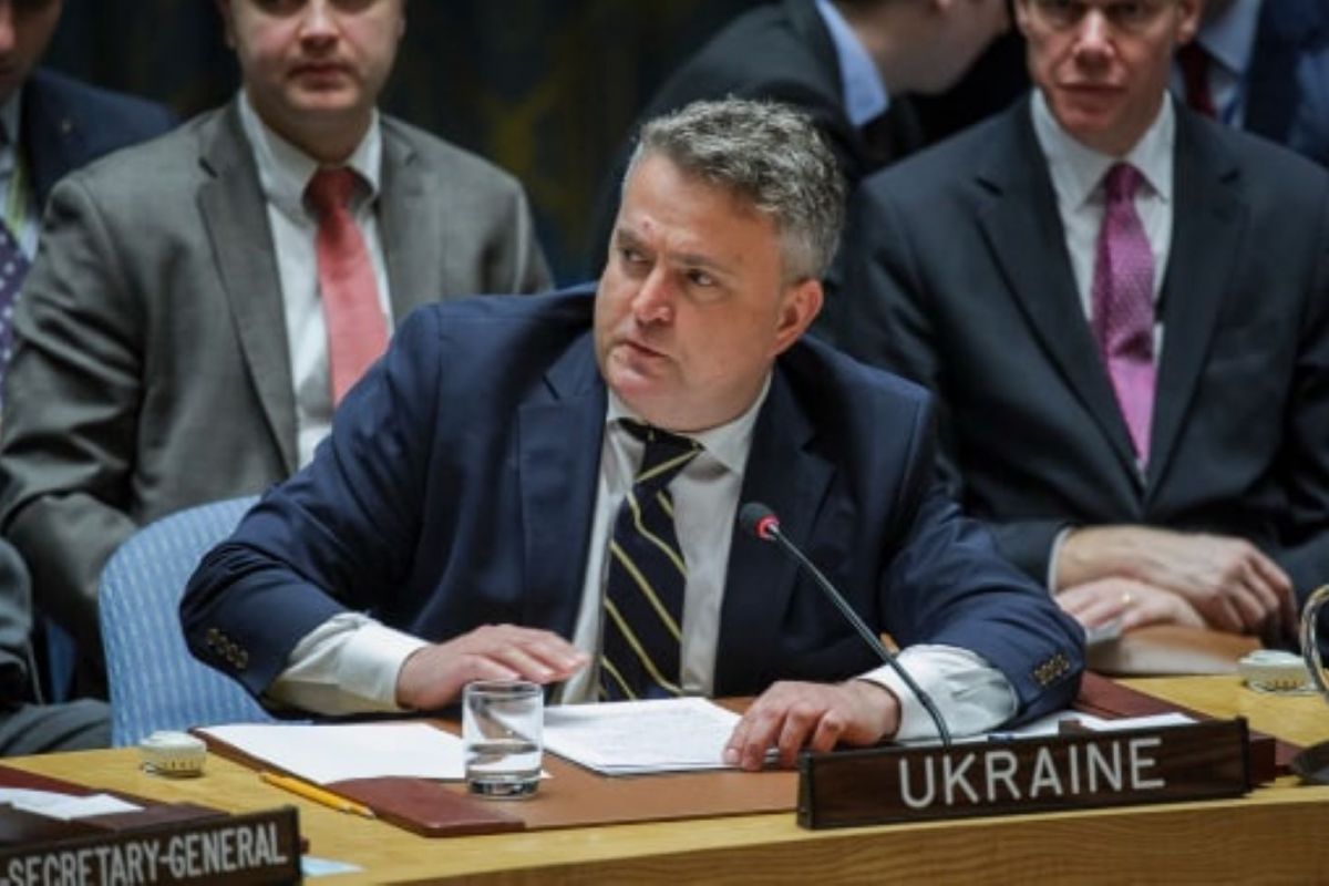 росія має негайно вивести війська із Запорізької АЕС та дати доступ представникам МАГАТЕ, заявив Сергій Кислиця, постійний представник України в ООН на засіданні Радбезу ООН росія має негайно вивести війська із Запорізької АЕС та дати доступ представникам МАГАТЕ, заявив Сергій Кислиця, постійний представник України в ООН на засіданні Радбезу ООН