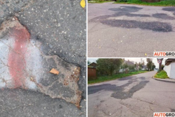 Щоб в Білорусі полагодили дорогу, на ній досить намалювати біло-червоно-білі смужки Щоб в Білорусі полагодили дорогу, на ній досить намалювати біло-червоно-білі смужки