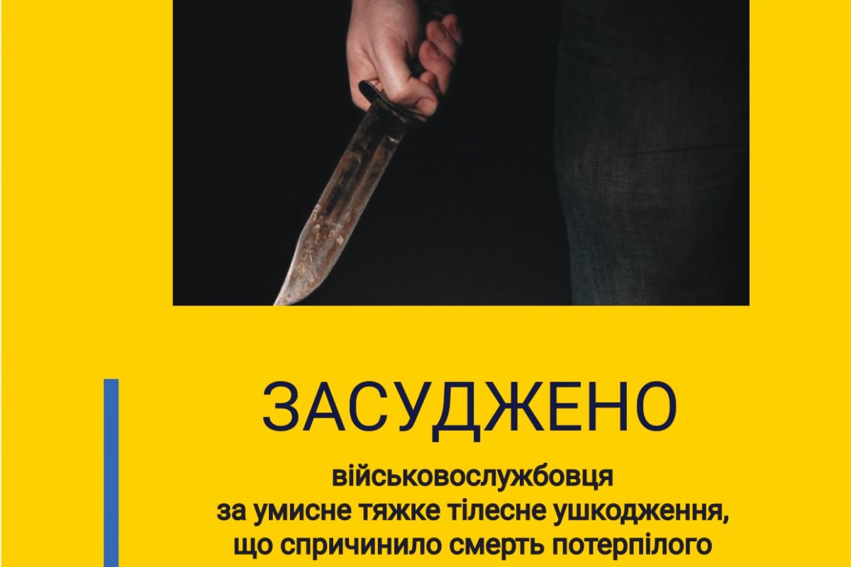 8 років реального позбавлення волі: у Миколаєві засуджено військовослужбовця-контрактника 