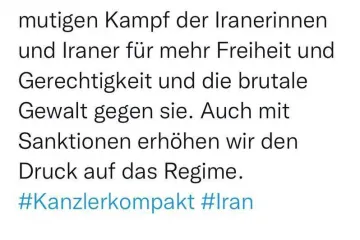 ​Канцлер Німеччини Олаф Шольц заявив, що виступає за новий пакет санкцій ЄС проти Ірану наступного тижня