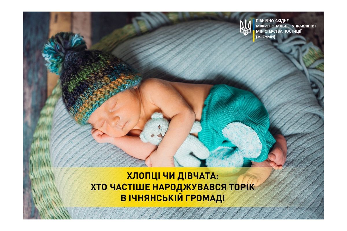 Хлопці чи дівчата: хто частіше народжувався торік в Ічнянській громаді Хлопці чи дівчата: хто частіше народжувався торік в Ічнянській громаді