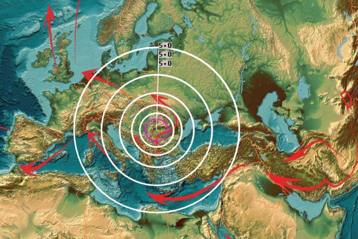 Землетрус стався за 14 км від пункту Тіргу-Жіу, Румунія о 16:58 Землетрус стався за 14 км від пункту Тіргу-Жіу, Румунія о 16:58
