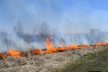 Сжигая траву под Ровно в огне пожара погиб мужчина. Его мать спасли соседи Сжигая траву под Ровно в огне пожара погиб мужчина. Его мать спасли соседи