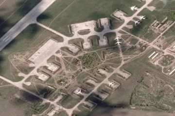 ​Окупанти використовують військовий аеродром під тимчасово окупованим Мелітополем.