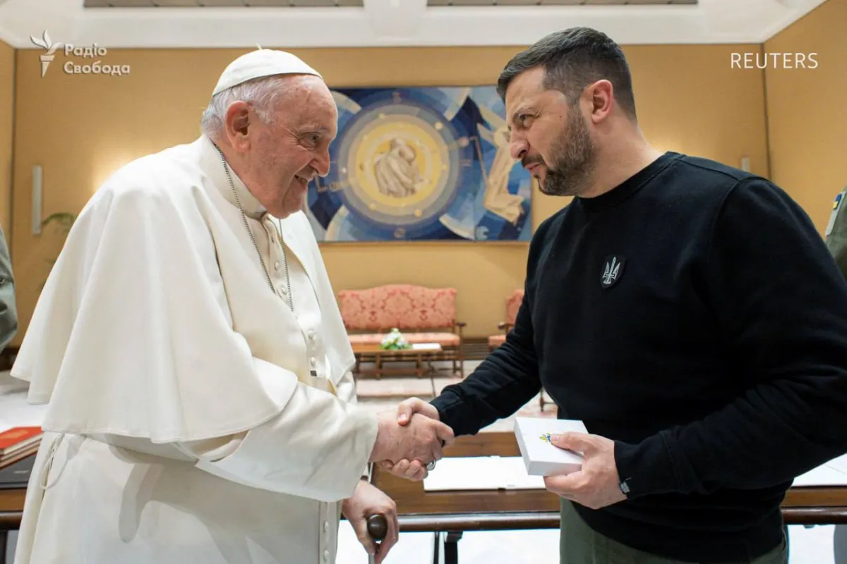 Володимир Зеленський зустрівся із Папою Римським у Ватикані