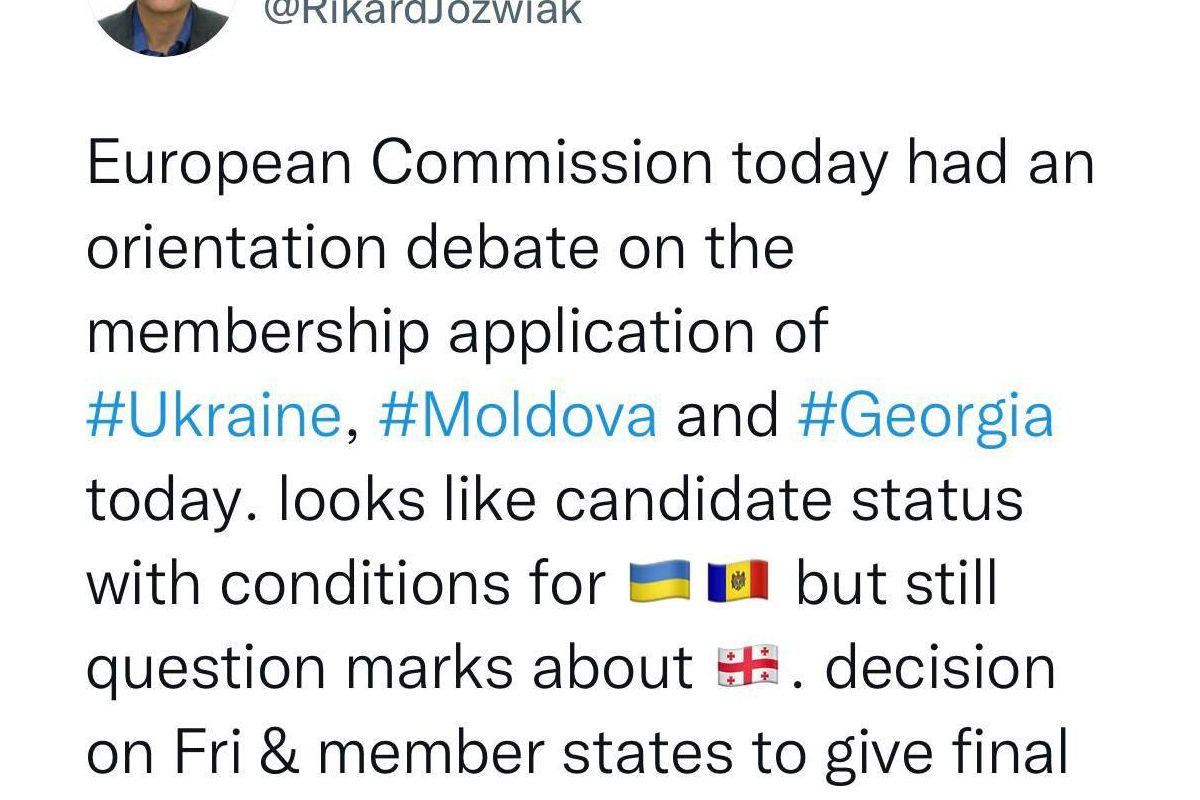Україна отримає статус кандидата ЄС, але з певними умовами Україна отримає статус кандидата ЄС, але з певними умовами