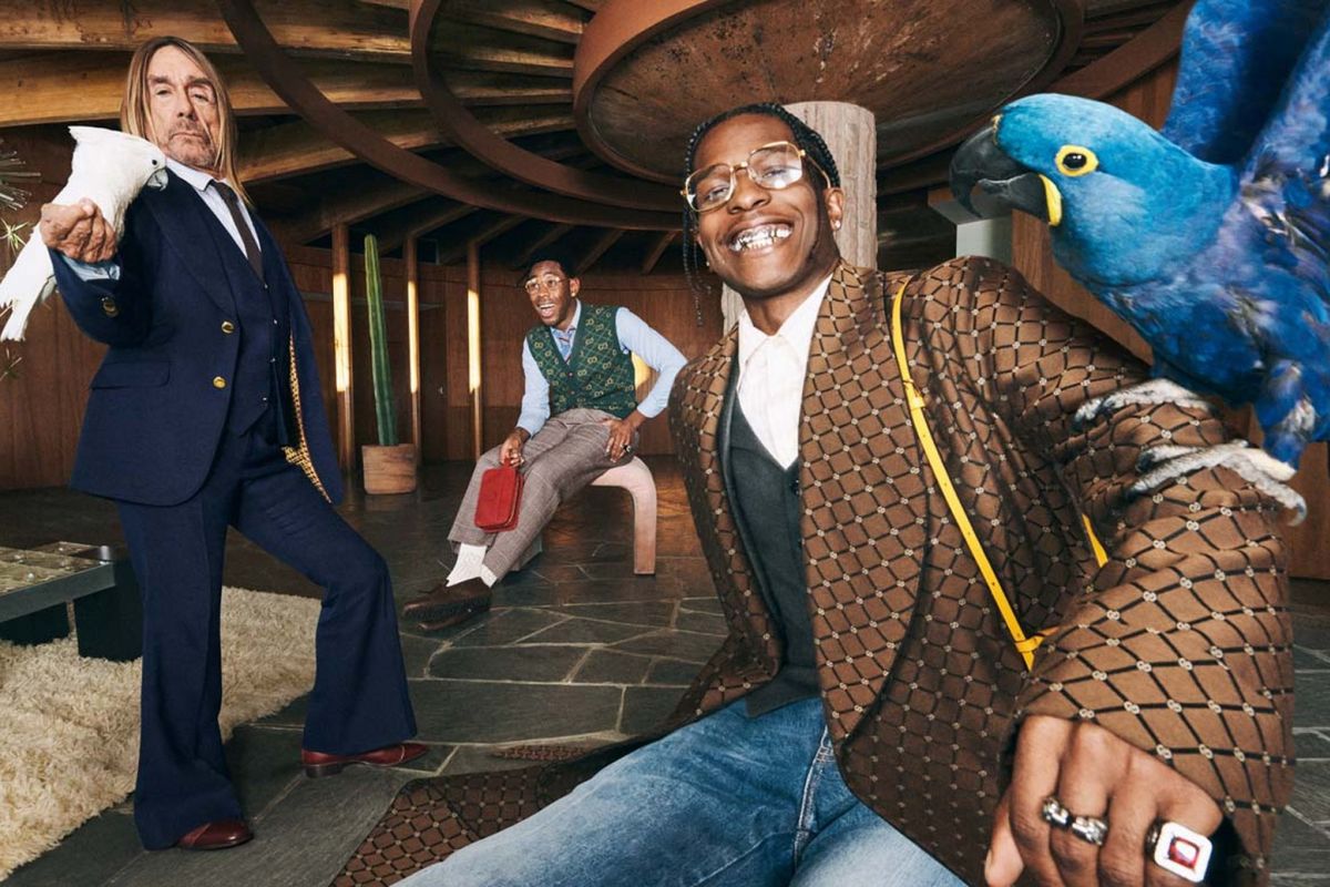 A$AP ROCKY, TYLER, THE CREATOR та Іггі Поп знялися для нової рекламної кампанії GUCCI A$AP ROCKY, TYLER, THE CREATOR та Іггі Поп знялися для нової рекламної кампанії GUCCI