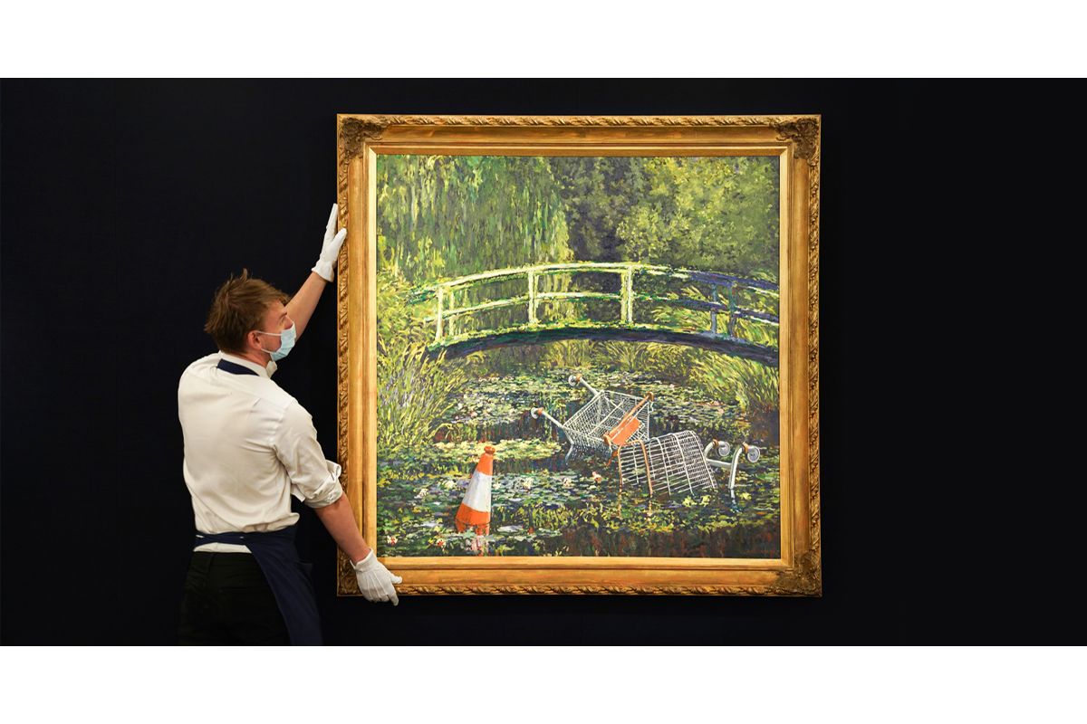 Sotheby`s продає картину Бенксі, стартова ціна - 3,8$ млн. Sotheby`s продає картину Бенксі, стартова ціна - 3,8$ млн.