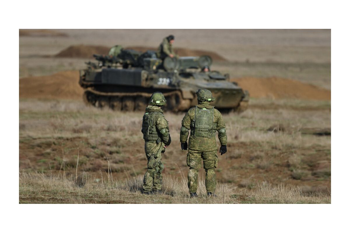 Українська військова розвідка заявляє, що Росія накопичить 110 000 солдатів на кордоні з Україною до 20 квітня Українська військова розвідка заявляє, що Росія накопичить 110 000 солдатів на кордоні з Україною до 20 квітня