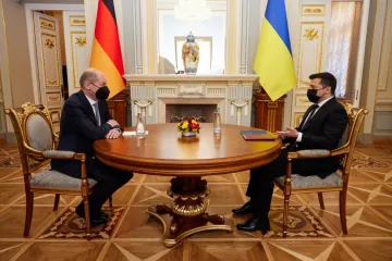 ​В Украине сегодня решается будущее архитектуры европейской безопасности – Владимир Зеленский после встречи с канцлером Германии