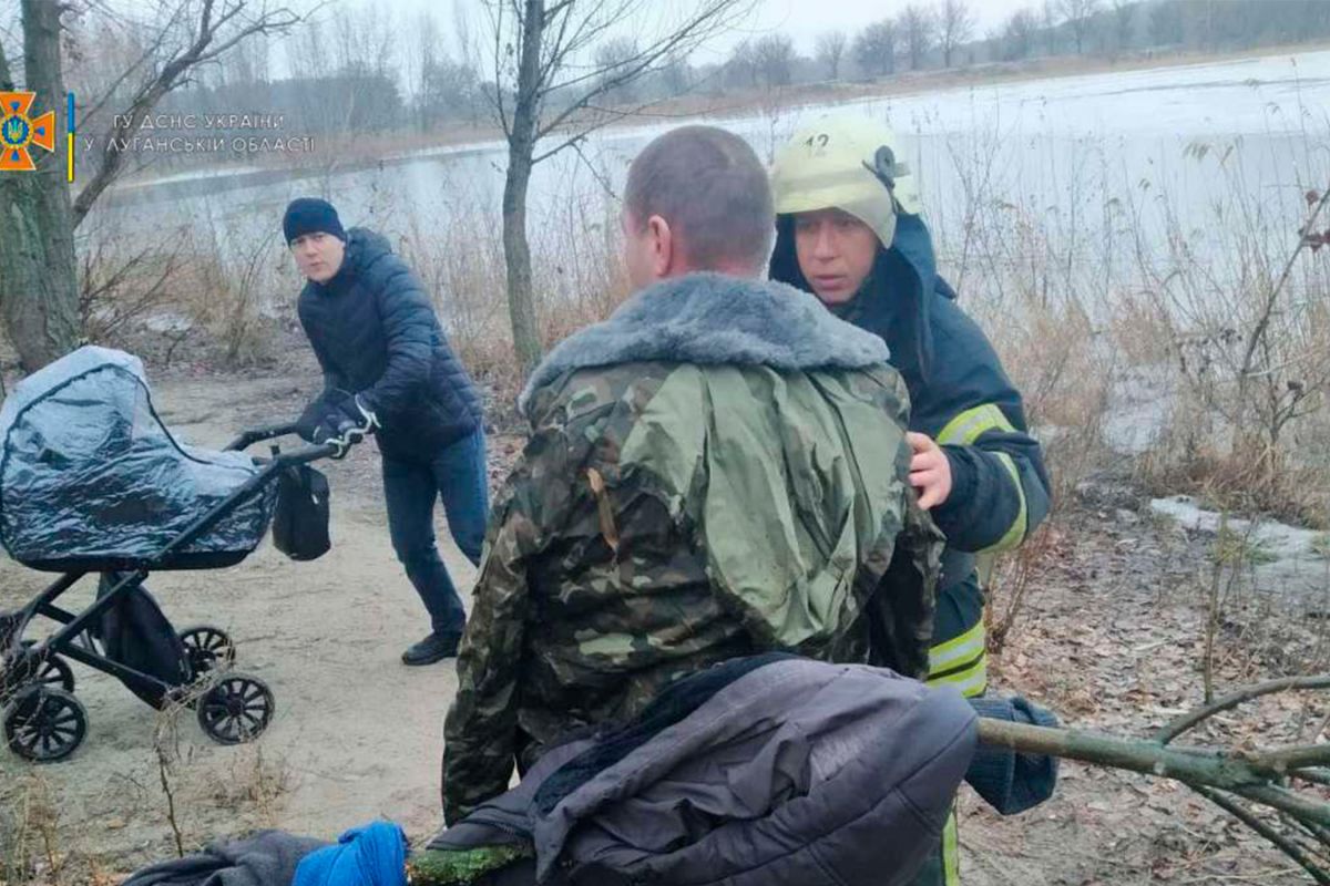 На Луганщині чоловік врятував двох рибалок На Луганщині чоловік врятував двох рибалок