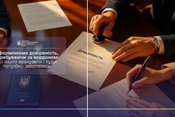 Оформлюємо довіреність перебуваючи за кордоном: що варто врахувати і куди потрібно звертатись Оформлюємо довіреність перебуваючи за кордоном: що варто врахувати і куди потрібно звертатись