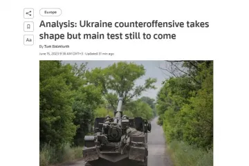 ​Україна наразі задіяла лише 3 із 12 бригад у контрнаступі. Вирішальна битва ще попереду, – Reuters