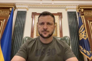 Що сильнішою буде Україна, то слабшою буде Росія і менше триватиме ця війна – звернення Президента Володимира Зеленського Що сильнішою буде Україна, то слабшою буде Росія і менше триватиме ця війна – звернення Президента Володимира Зеленського