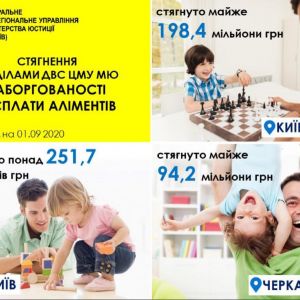 Результати роботи державної виконавчої служби щодо стягнення аліментів за 8 місяців цього року  Результати роботи державної виконавчої служби щодо стягнення аліментів за 8 місяців цього року
