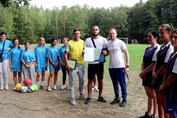 Олімпійський урок пройшов  у Катюжанському вищому професійному училищі.  Олімпійський урок пройшов  у Катюжанському вищому професійному училищі.