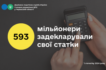 На Черкащині майже 600 мільйонерів задекларували свої доходи На Черкащині майже 600 мільйонерів задекларували свої доходи