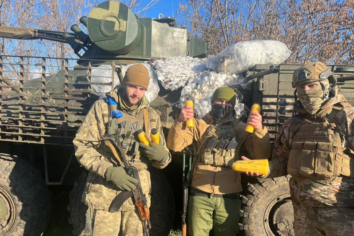 Вітамінні суміші – бійцям Бахмутського напрямку Вітамінні суміші – бійцям Бахмутського напрямку