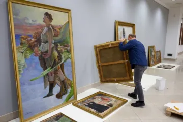 ​Виставка щойно евакуйованих зі Львова картин