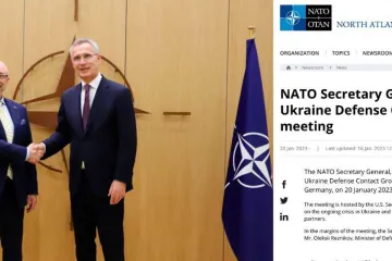 ​Генсек НАТО Столтенберг анонсував двосторонню зустріч із Резніковим на авіабазі Рамштайн 20 січня