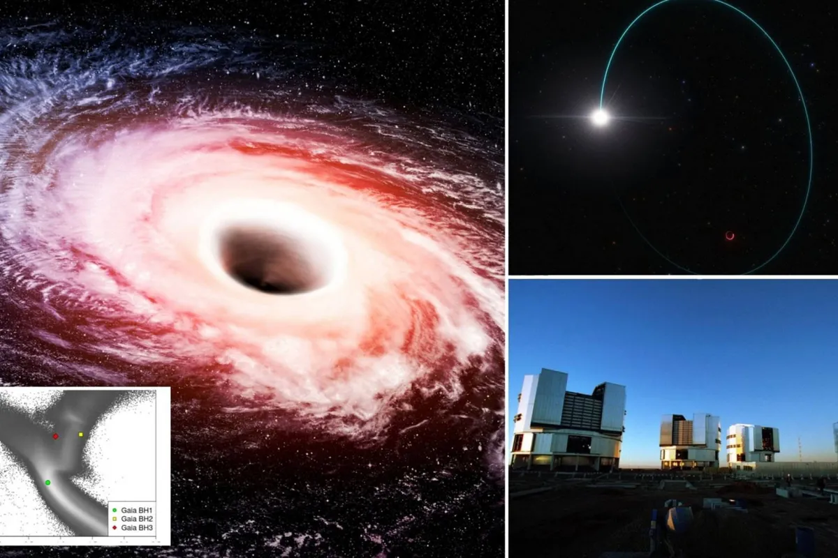 Астрономи виявили найбільшу зоряну чорну діру в Чумацькому Шляху, яка в 33 рази перевищує розміри Сонця
