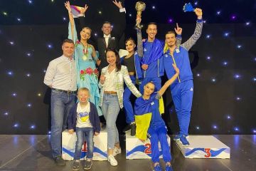 Вихованці клубу з танцювального спорту  "Адажіо" стали переможцями на міжнародних змаганнях в Болгарії м.Поморіє Вихованці клубу з танцювального спорту  "Адажіо" стали переможцями на міжнародних змаганнях в Болгарії м.Поморіє