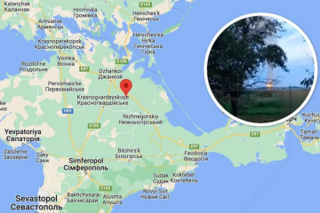 Ранкова "бавовна" у Криму: палає склад БК окупантів під Джанкоєм (відео) Ранкова "бавовна" у Криму: палає склад БК окупантів під Джанкоєм (відео)