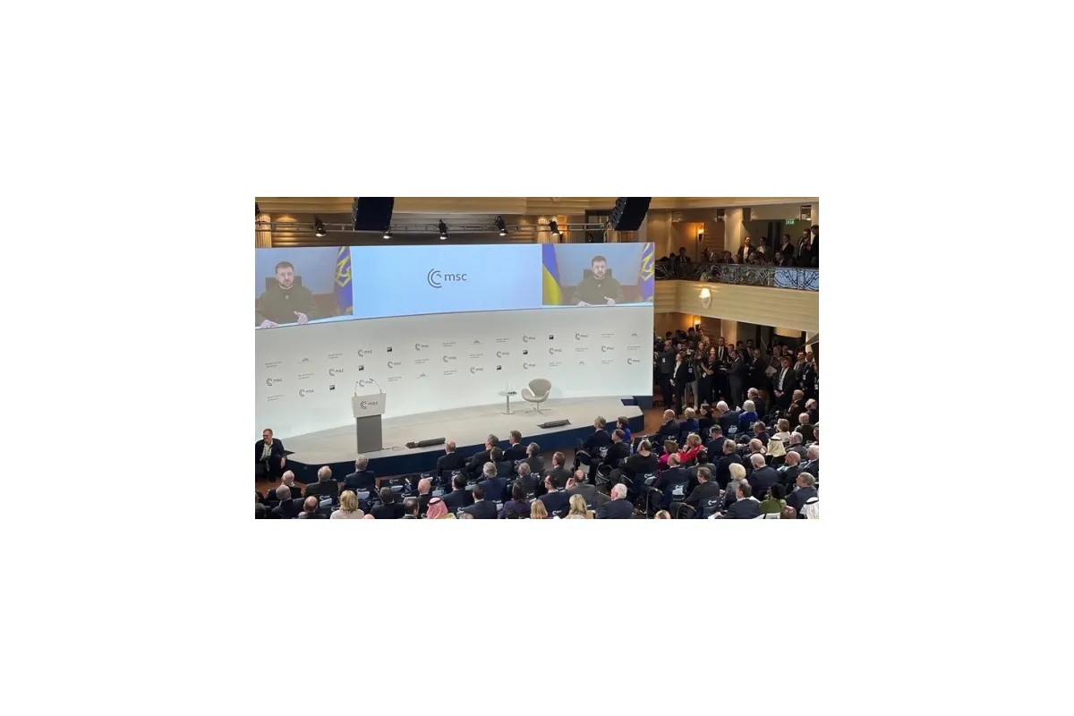 Президент України Володимир Зеленський виступив під час відкриття Мюнхенської безпекової конференції