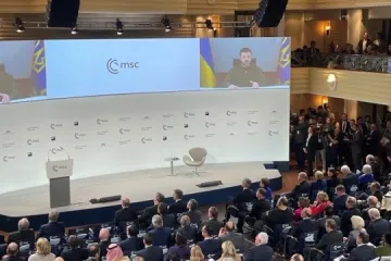 ​Президент України Володимир Зеленський виступив під час відкриття Мюнхенської безпекової конференції