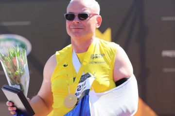 Українці здобули перше золото на Invictus Games у Гаазі Українці здобули перше золото на Invictus Games у Гаазі