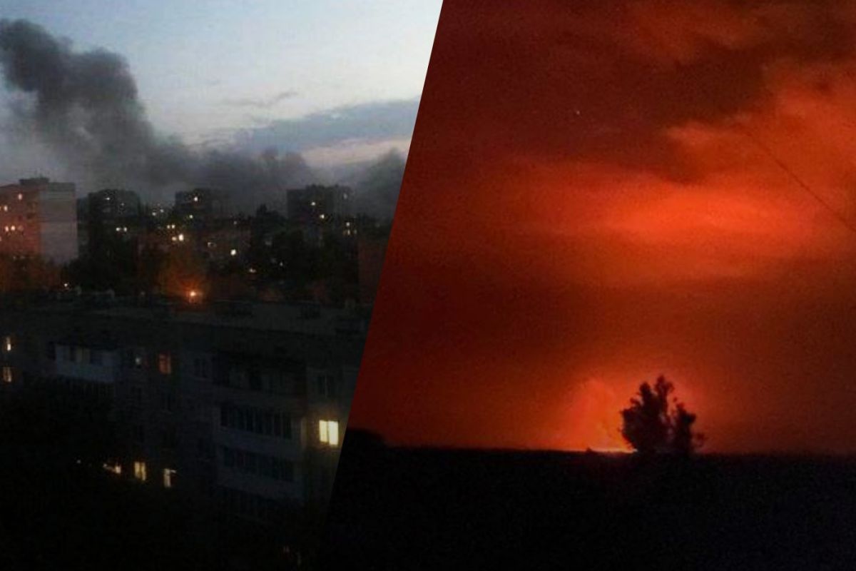 У ніч на 17 липня у Миколаєві пролунало щонайменше 10 потужних вибухів У ніч на 17 липня у Миколаєві пролунало щонайменше 10 потужних вибухів
