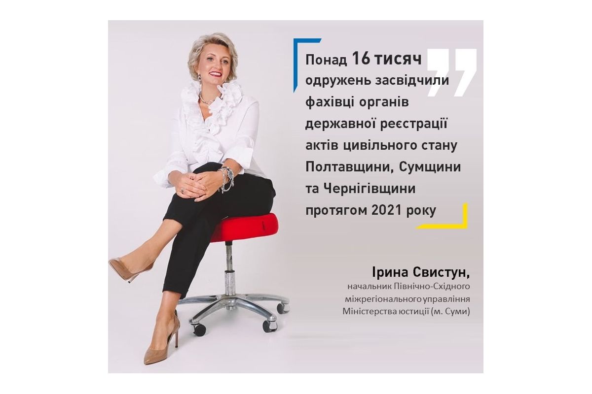 Нові родини Полтавщини, Сумщини та Чернігівщини: скільки пар об’єднали долі в 2021 році? Нові родини Полтавщини, Сумщини та Чернігівщини: скільки пар об’єднали долі в 2021 році?
