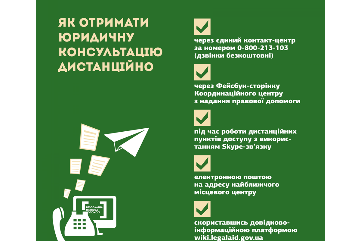 В Миколаївській системі БПД розповіли як отримати юридичну допомогу дистанційно