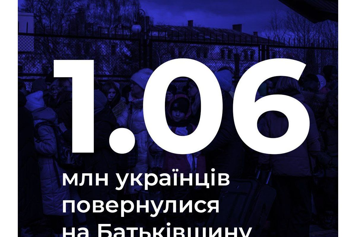 Російське вторгнення в Україну : Вже понад мільйон українців повернулися на Батьківщину від початку повномасштабного вторгнення росії Російське вторгнення в Україну : Вже понад мільйон українців повернулися на Батьківщину від початку повномасштабного вторгнення росії