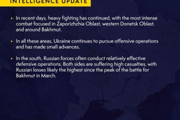 Армія рф зазнає найбільших втрат з часів піку битви за Бахмут, – розвідка Британії Армія рф зазнає найбільших втрат з часів піку битви за Бахмут, – розвідка Британії