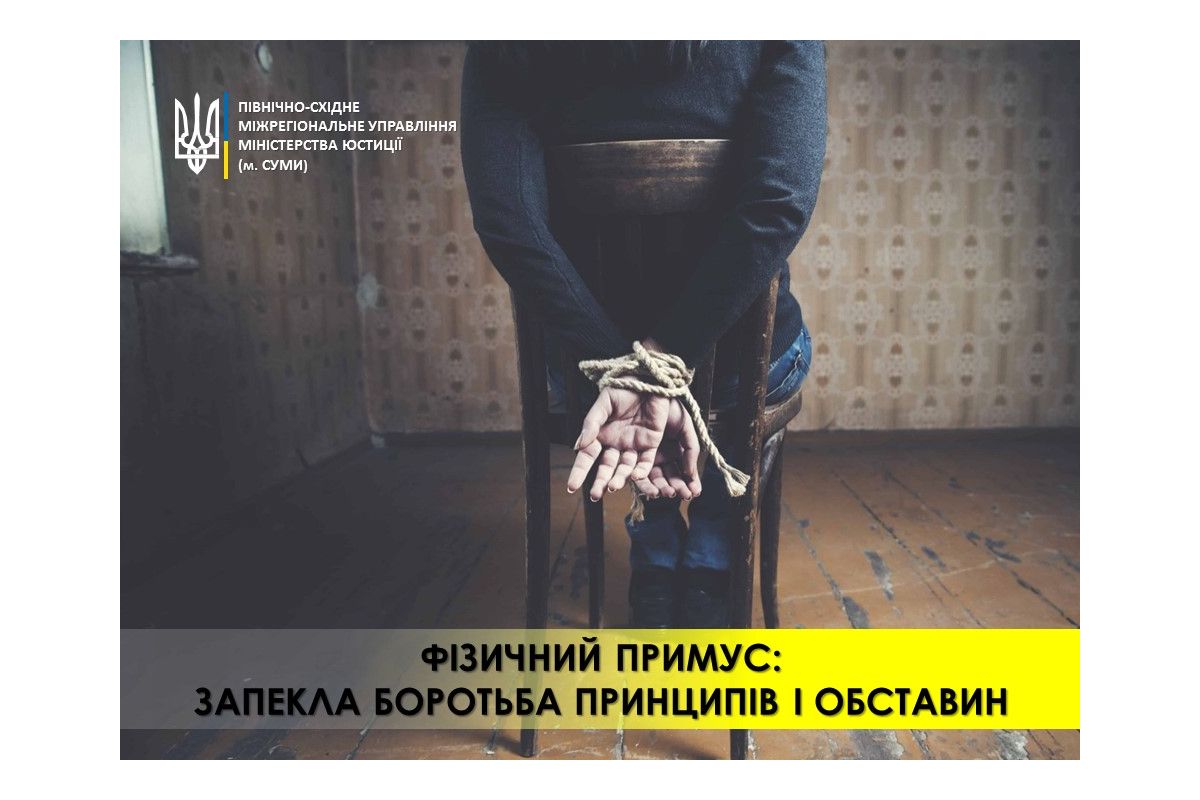 ФІЗИЧНИЙ ПРИМУС: ЗАПЕКЛА БОРОТЬБА ПРИНЦИПІВ І ОБСТАВИН ФІЗИЧНИЙ ПРИМУС: ЗАПЕКЛА БОРОТЬБА ПРИНЦИПІВ І ОБСТАВИН