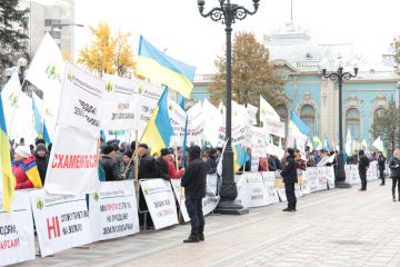 У столиці протестують проти продажу землі У столиці протестують проти продажу землі